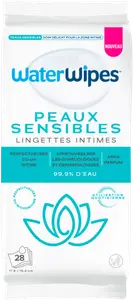 LINGETTES INTIMES PEAUX SENSIBLES WATERWIPES