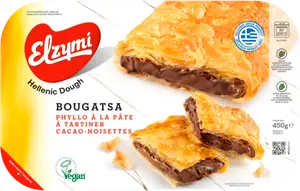 BOUGATSA PÂTE À TARTINER CACAO NOISETTE SURGELÉ ELZYMI
