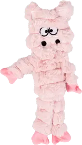 PELUCHE POUR CHIEN HUGGI COCHON ROSE DUVOPLUS