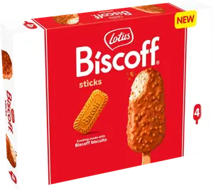 BÂTONNETS GLACÉS CARAMEL BISCOFF LOTUS