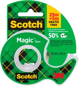 ADHESIF 25M + 5M + DEVIDOIR SCOTCH