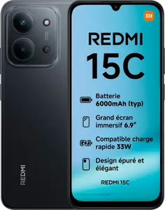 SMARTPHONE XIAOMI REDMI 15C 4/128GO NOIR