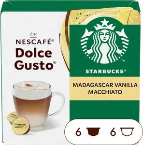 CAPSULES DE CAFÉ VANILLA MACCHIATO DOLCE GUSTO STARBUCKS
