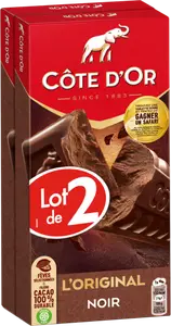 TABLETTE DE CHOCOLAT NOIR EXTRA CÔTE D'OR