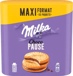 BISCUIT CHOCO PAUSE MILKA