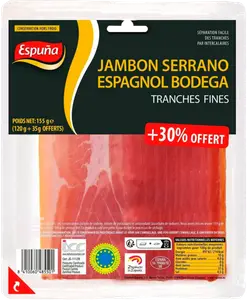 JAMBON SERRANO IGP ESPAGNOL BODEGA ESPUNA