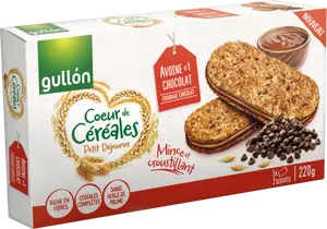 BISCUITS D'AVOINE FOURRÉS AU CHOCOLAT GULLÓN
