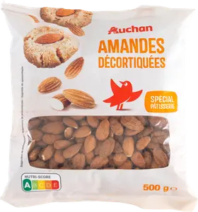 AMANDES DECORTIQUÉES SPÉCIAL PÂTISSERIE AUCHAN
