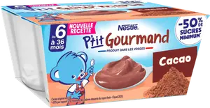 P'TIT GOURMAND DESSERTS LACTÉS AU CACAO NATURNES