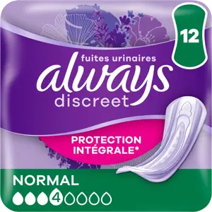 Serviettes hygièniques absorbantes pour fuites urinaires