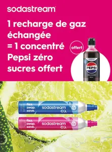 Recharge de gaz CO2 à clipser