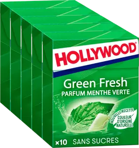 Chewing-gum à la menthe verte sans sucres