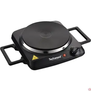 Plaque de Cuisson 1 Feu Noir 1500 W