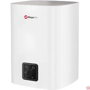Chauffe-Eau Électrique Mini Slim Blanc Megalife 30 Litres