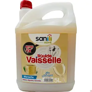 LIQUIDE VAISSELLE MARSEILLE 5 LITRES DÉGRAISSANT PARFUM SAVON AUTHENTIQUE