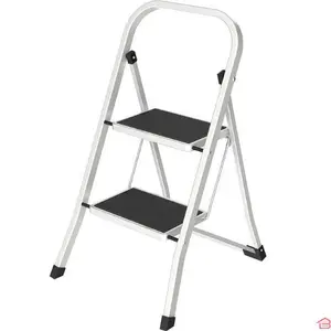 ESCABEAU 2 MARCHES AVEC TAPIS ANTIDÉRAPANT EN ACIER SONECOL