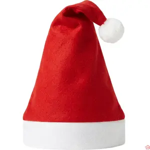 BONNET DE PÈRE NOËL POUR ADULTE 30 X 40 CM