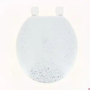 Abattant Wc Blanc en Mdf Effet Pailletes