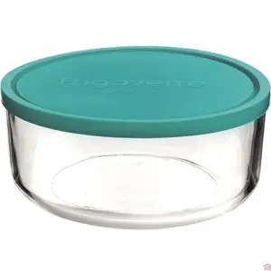 BOÎTE DE CONSERVATION RONDE EN VERRE FRIGOVERRE 12 CM AVEC COUVERCLE HERMÉTIQUE