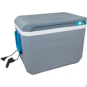 Glacière Électrique Powerbox Classic 36 L Bleue Avec Isolation Polyuréthane et Refroidissement Thermoélectrique