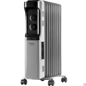 RADIATEUR À BAIN D’HUILE ÉLECTRIQUE 2000 W TAURUS DAKAR 2000 9 ÉLÉMENTS CHAUFFANTS AVEC THERMOSTAT ET 3 NIVEAUX DE CHALEUR