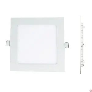 PANEL LED ENCASTRABLE CARRE 12W LUMIERE JAUNE