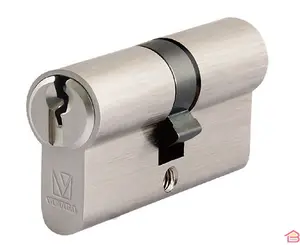 CYLINDRE A CLE NORMALE 30X30MM NICKELE VETRA