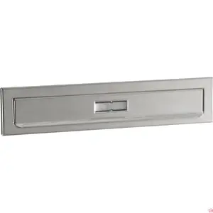 ENTRÉE DE COURRIER EN INOX 300X30 MM