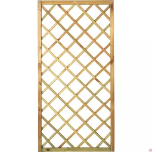 TREILLIS EN BOIS POUR PLANTES GRIMPANTES SOPRANO 90 X 180 CM EN PIN SYLVESTRE TRAITÉ AUTOCLAVE