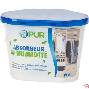 Récipient Absorbant D’humidité 300 Grammes pour Espaces Secs et Frais