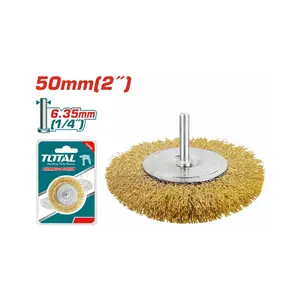 Brosse métalique de meulage circulaire TOTAL