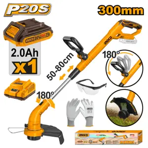 Débroussailleuse 20V 1 Batterie INGCO CGTLI20301