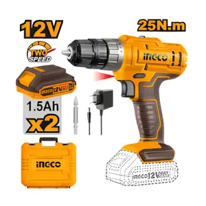 PERCEUSE VISSEUSE 12V 25Nm (+2 Batteries) INGCO CIDLI1228