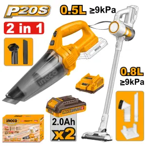 Aspirateur sans fil 20V INGCO COSLI29832