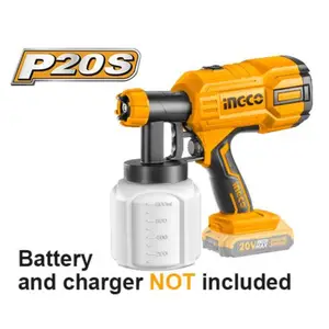 Pistolet à peinture sans fil 20V batterie et chargeur NON inclus CSGLI2001