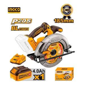 Scie circulaire sans fil 20V INGCO CSLI18511