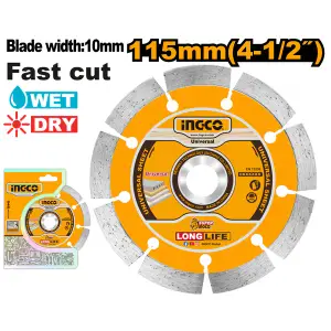 Disque diamant segmenté 115 mm INGCO DMD011152