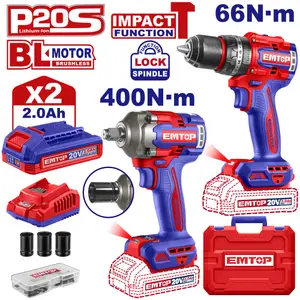 PACK VISSEUSE À PERCUSSION 66NM + CLÉ À CHOC 400 NM ECKL20275