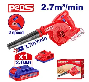 Soufleur Sans Fil 20v + Batterie 2.0ah Avec Réglage de Vitesse Elab200581