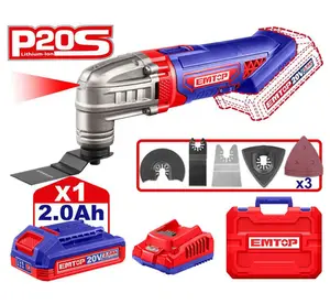OUTIL MULTIFONCTIONS OSCILLANT SANS FIL 20V + BATTERIE 2.0AH ELMF20221