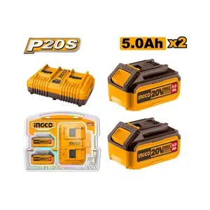 Kit batterie et chargeur Lithium-Ion P20S INGCO FBCPK2425