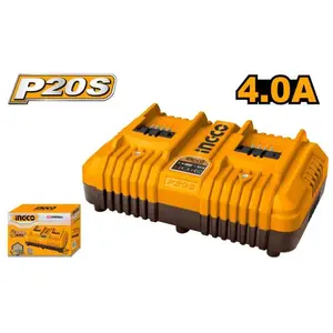 Chargeur de batterie 2 en 1 P20S 4.0A INGCO FCLI2034