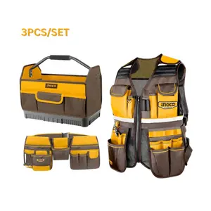 JEU DE 3 SACS À OUTILS INGCO HRRTB2002-V2