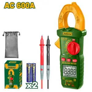 Pince ampèremétrique digital AC 600A jadever JDDM8601