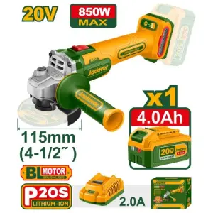 Meuleuse d'angle 20V 115mm + 1Batt 4,0Ah avec Chargeur JDLAP5421