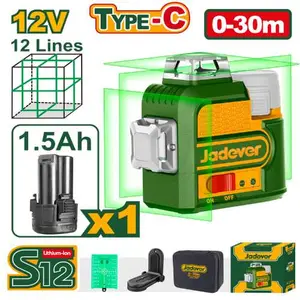 Niveau laser 3D sans fil JDLE8M12