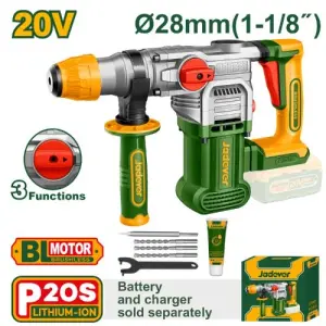 Marteau Perforateur Brushless 20V 28mm Sans Batterie Sans Chargeur JDLM1528