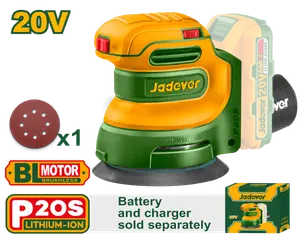 Ponceuse Excentrique Brushless 20V Sans Batterie Sans Chargeur JDRAP5030