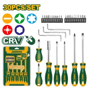 set de 30 tournevis et embouts jadever JDSS1430
