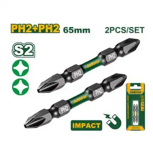 set de 2 embouts ph2+ph2x50mm jadever JDSV3K62